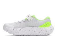 Under Armour Surge 4 Kids, Blanco Hyper Green Black, 12 UK Child