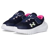 Under Armour Surge 4 - Tenis para Correr con Cierre Alternativo, (410) Midnight Navy/Rebel Pink/White, 16.0 cm