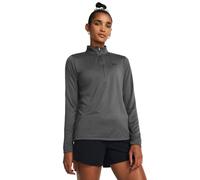 Camiseta de fitness under armour tech 1/2 zip- solid mujer gris S