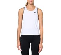 Under Armour Tech Knockout Tank, Camiseta sin Mangas para Mujer, Ligera y Transpirable Camiseta de Entrenamiento, Blanco / / Negro, XS