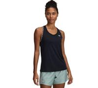 Under Armour Tech Knockout Tank, Camiseta sin mangas para mujer, ligera y transpirable camiseta de entrenamiento, negro / / blanco, XL