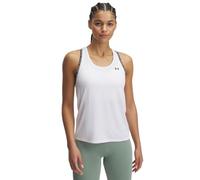 Under Armour Tech Knockout Tank, Camiseta sin Mangas para Mujer, Ligera y Transpirable Camiseta de Entrenamiento, Blanco / / Negro, XS