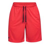 Under Armour Tech Mesh Pantalones cortos de hombre, pantalones deportivos transpirables, cómodos y anchos pantalones cortos con bolsillos laterales, Red/Black (600), MD