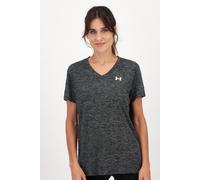 Under Armour Tech - Negro - Camiseta Cuello Pico Mujer talla XS