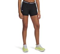 Under Armour Tech Play Up 2in1 Shorts Pantalones Cortos, Negro, Blanco y Negro, S para Mujer