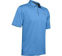 Under Armour Tech Polo Camiseta, Carolina Blue / Pitch Gray, L Hombre