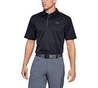 Under Armour Tech Polo Camiseta, Negro (Black/Graphite 001), XL Alto Hombre