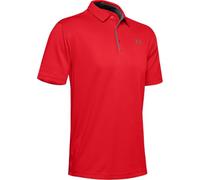 Under Armour Tech Polo Camiseta, Rojo, XL Hombre