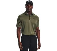 Under Armour Tech Polo de golf para hombre, (390) Marine Od Green / Black, X-Large alto
