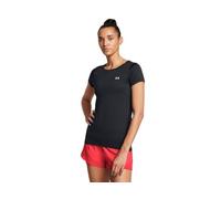 Under Armour Tech SSC Twist - Camisa de Manga Corta para Mujer, Negro y Blanco, XL