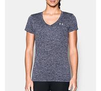 Under Armour Tech Ssv - Twist Camiseta, Azul (Midnight Navy 410), M Mujer
