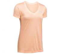 Under Armour Tech Ssv - Twist Camiseta, Naranja (Playful Peach/Metallic Silver 164), S Mujer