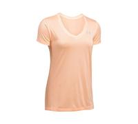 Under Armour Tech Ssv - Twist Camiseta, Naranja (Playful Peach/Metallic Silver 164), XS Mujer