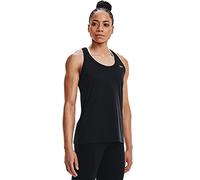 Under Armour Tech Tank - Solid Camiseta Para Correr, Camiseta Ancha Para Mujer Mujer Negro (Black/Metallic Silver 001) XL