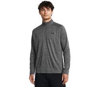 Under Armour Tech Textured Half Zip Long Sleeve UA 1/2, (025) Castlerock/Negro, X-Large para Hombre