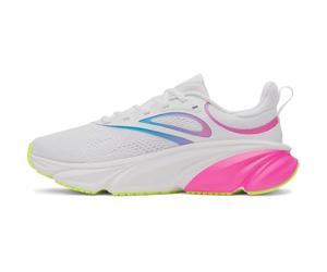 Under Armour Tenis de correr Charged+ Rogue 6 para mujer, (101) Blanco/Rosa Rebelde/Amarillo de alta visibilidad, 10