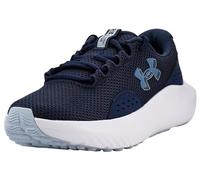 Under Armour Tenis de Correr Surge 4 para Mujer, Azul Marino Lavado Calm Metallic Blue Calm, 44.5 EU