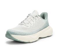 Under Armour Tenis Infinite para Mujer, (114) Cuarzo Blanco/Verde sílice/sílice metálico, 37.5 EU