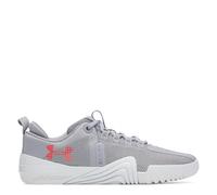 Under Armour Tenis Tribase Reign 6 para hombre, Acero/Gris Distante/Rojo Racer, 40 EU