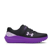 Under Armour - Tenis Unisex para Correr Preescolar con Cierre Alternativo para niños, (002) Negro/Lavish/Salt Purple, 20 MX Niño pequeño