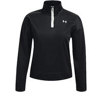 Under Armour Top de forro polar con cremallera Af Quarter para mujer, Negro, S