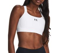 Under Armour Top de mujer de sujeción alta HeatGear® Under Armour. Blanco XS