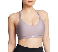 UNDER ARMOUR Sujetador deportivo 'Infinity' greige / blanco, Talla M