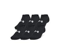 Under Armour Training Cotton No Show Socks 3 Pack Calcetín, (001) Negro Negro Blanco, M (Pack de 6) Unisex Adulto