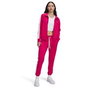 Under Armour Tricot Tracksuit Pantalones, Color Fucsia, Blanco y Blanco, S para Mujer