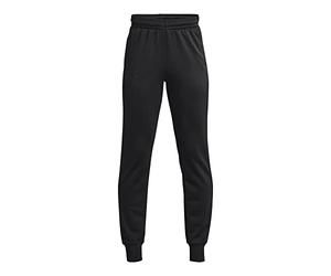 Under Armour UA Armour Fleece Joggers Pantalones de deporte para niños, cálidos y cómodos pantalones para niño para el invierno, color negro/negro