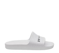 Under Armour UA ARMR - Sandalias de ducha - Blanco/Blanco/Negro - 9, Blanco, blanco, negro., 44 EU