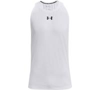 Under Armour Camiseta Baseline Cotton sin mangas para hombre - baloncesto - Blanco/Negro, Talla S
