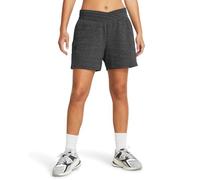 Under Armour Rival Fleece Short Pantalones cortos deportivos para mujer, shorts de mujer cómodos y ligeros, color negro/ blanco