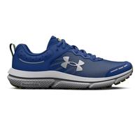 Under Armour UA BGS Assert 10 Zapatillas para correr de niño, ligeras zapatillas de deporte, color azul oscuro/carambola/gris halo