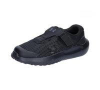 Under Armour UA BINF Surge 4 AC Deportivas para niño, cómodo y ligero calzado infantil, color negro/negro/negro