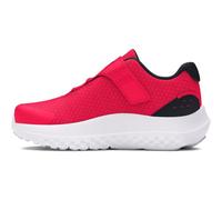 Under Armour UA BINF Surge 4 AC Deportivas para niño, cómodo y ligero calzado infantil, color rojo/negro/negro