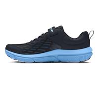 Under Armour UA BPS Assert 10 AC Ligeras Deportivas de niño, Zapatillas para Correr con mediasuela de EVA, Color Negro/Azul eléctrico/Blanco Blanco