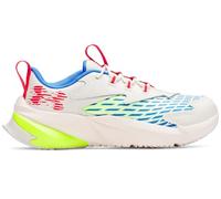 Under Armour UA BPS Scramjet 7, Zapatillas Niños, Summit White High Vis Yellow Racer Red, 11 UK Child