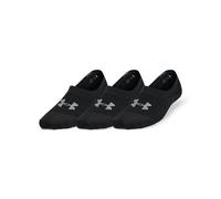 Under Armour UA Breathe Lite Ultra Low 3p Calcetines invisibles para mujer, calcetines deportivos cómodos y transpirables, color blanco/blanco/gris