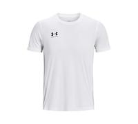 Under Armour UA Challenger Training SS Camiseta de manga corta para hombre para jugar al fútbol, ligera camiseta de deporte, color blanco/negro