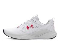 Under Armour UA Charged Commit TR 4 Zapatillas de entrenamiento para hombre, ligeros y duraderos zapatos deportivos para correr, color blanco/neblina distante/rojo