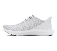 Under Armour UA Charged Speed Swift Deportivas para Hombre Ligeras y rápidas, Zapatillas para Correr, para el Gimnasio y para Actividades al Aire Libre, Color Blanco/Gris/Negro