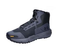 Under Armour UA Charged Valsetz Mid Botas tácticas para Hombre, Botas de Trekking Transpirables para Actividades de Exterior, Color Antracita/Gris Brezo/Negro
