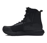 Under Armour UA Charged Valsetz Zip Zapatos tácticos para hombre, cómodas botas de montaña con cremallera lateral, color negro/negro/gris azabache