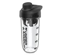 Under Armour UA Clarity Botella Shaker de 710 ml, transparente/negro OSFA