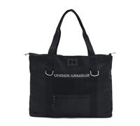 Under Armour UA Essentials Tote Bolso de deporte con bolsillo para portátil, bolso con asas grandes para mujer, color negro/negro