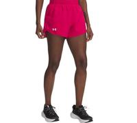 Under Armour UA Fly by 3'' Shorts Pantalones Cortos, Fucsia sombreado, Fucsia sombreado, Reflectante, XS para Mujer