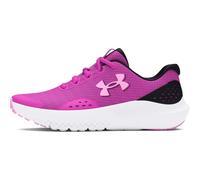 Under Armour UA GGS Surge 4 Deportivas de niña con Malla Transpirable, Zapatillas de Entrenamiento y para educación física, Color Magenta vívido/Negro/Rosa Estelar