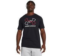 Under Armour UA GL Foundation Update Camiseta de manga corta para hombre, camiseta estampada para hacer deporte, color negro/rojo/ blanco