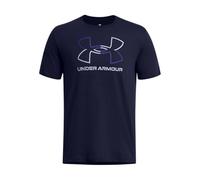 Under Armour UA GL Foundation Update Camiseta de manga corta para hombre, camiseta estampada para hacer deporte, color azul medianoche/azul real/gris acero
